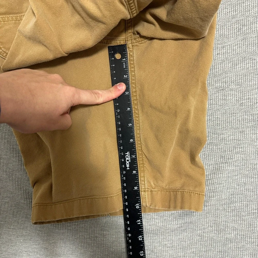 Carhartt Relaxed Fit‎ Rugged Flex Canvas Utility Work Shorts Tan Mens Size 38x10